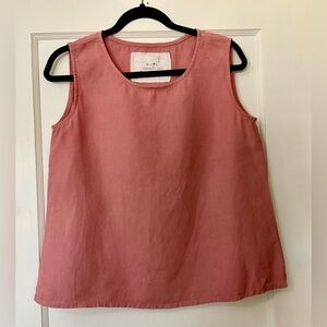 Not Perfect Linen VIENNA / tank top / round neck / linen tank / notPERFECTLINEN